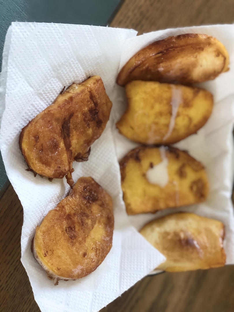 剩馒头也有春天，炸馒头片儿！~懒人早餐