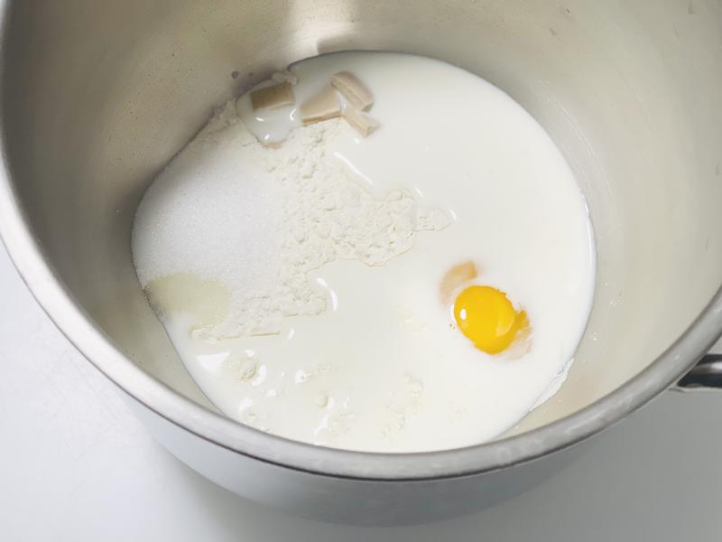 纯奶手撕吐司的做法 步骤1