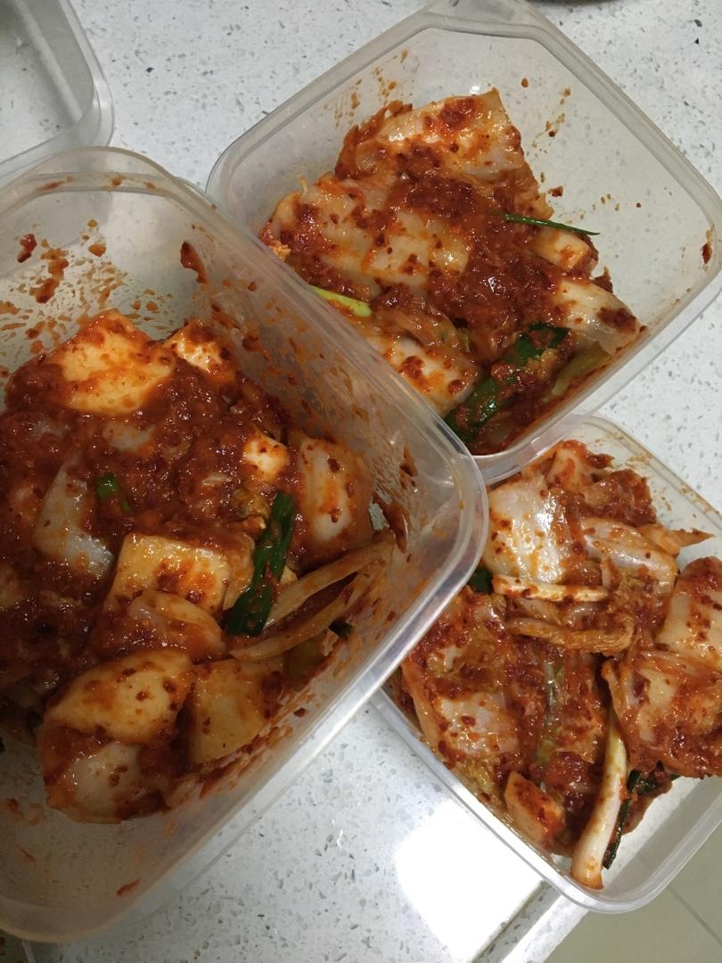 全老师家的辣白菜（韩国的一种家庭做法）