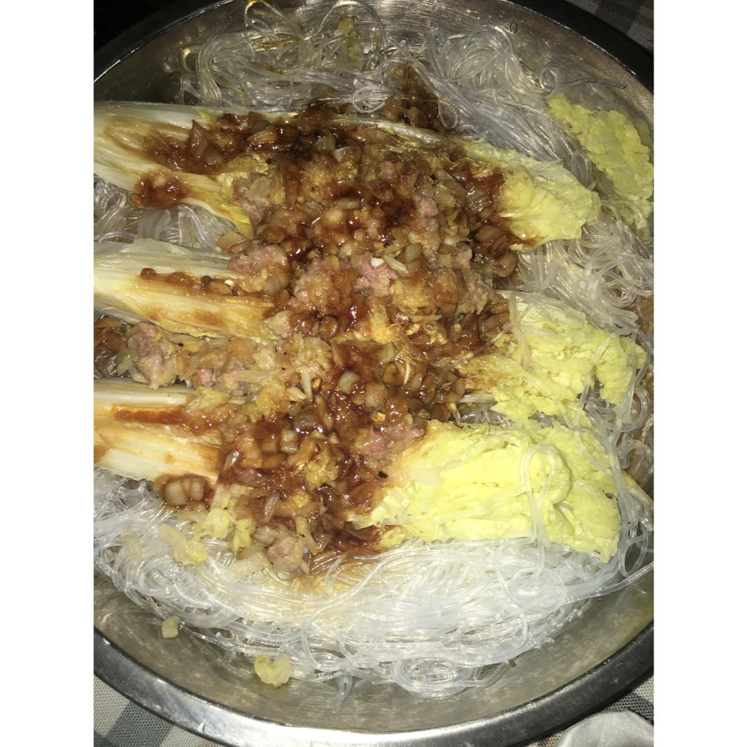 蒜蓉粉丝蒸娃娃菜