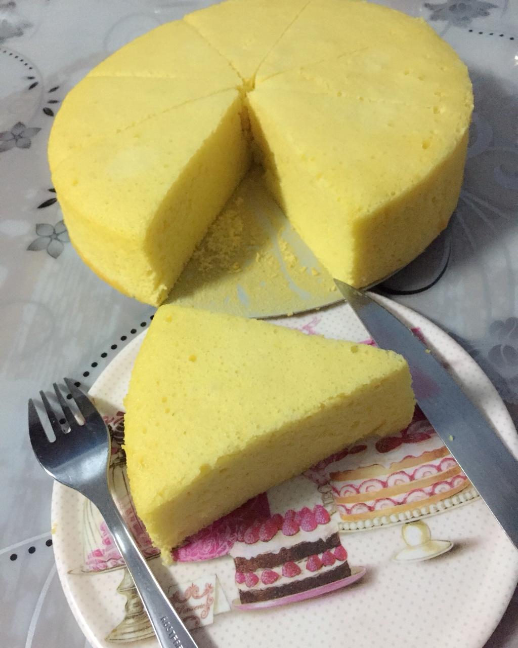 陈智彪妈妈做的蒸玉米粉蛋糕