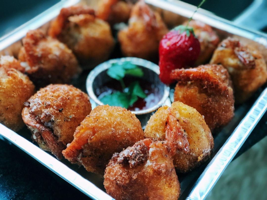 【土豆虾球】——鲜、糯、酥的存在