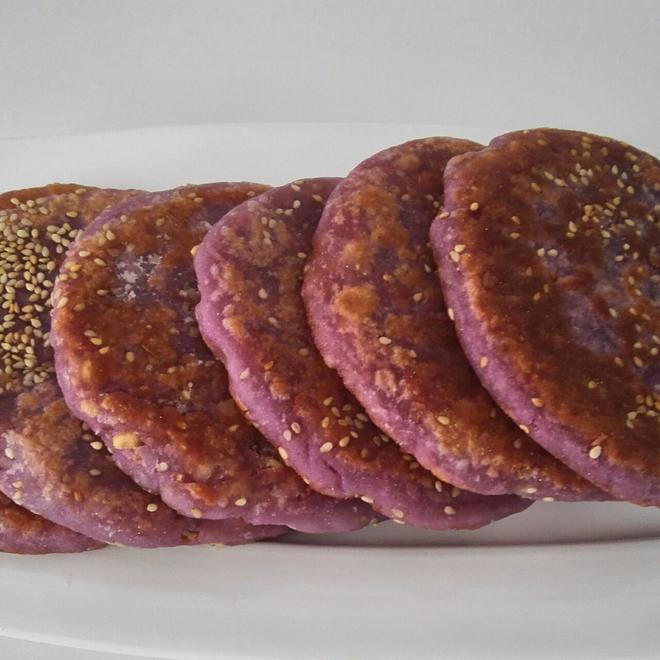 紫薯芋头饼的做法