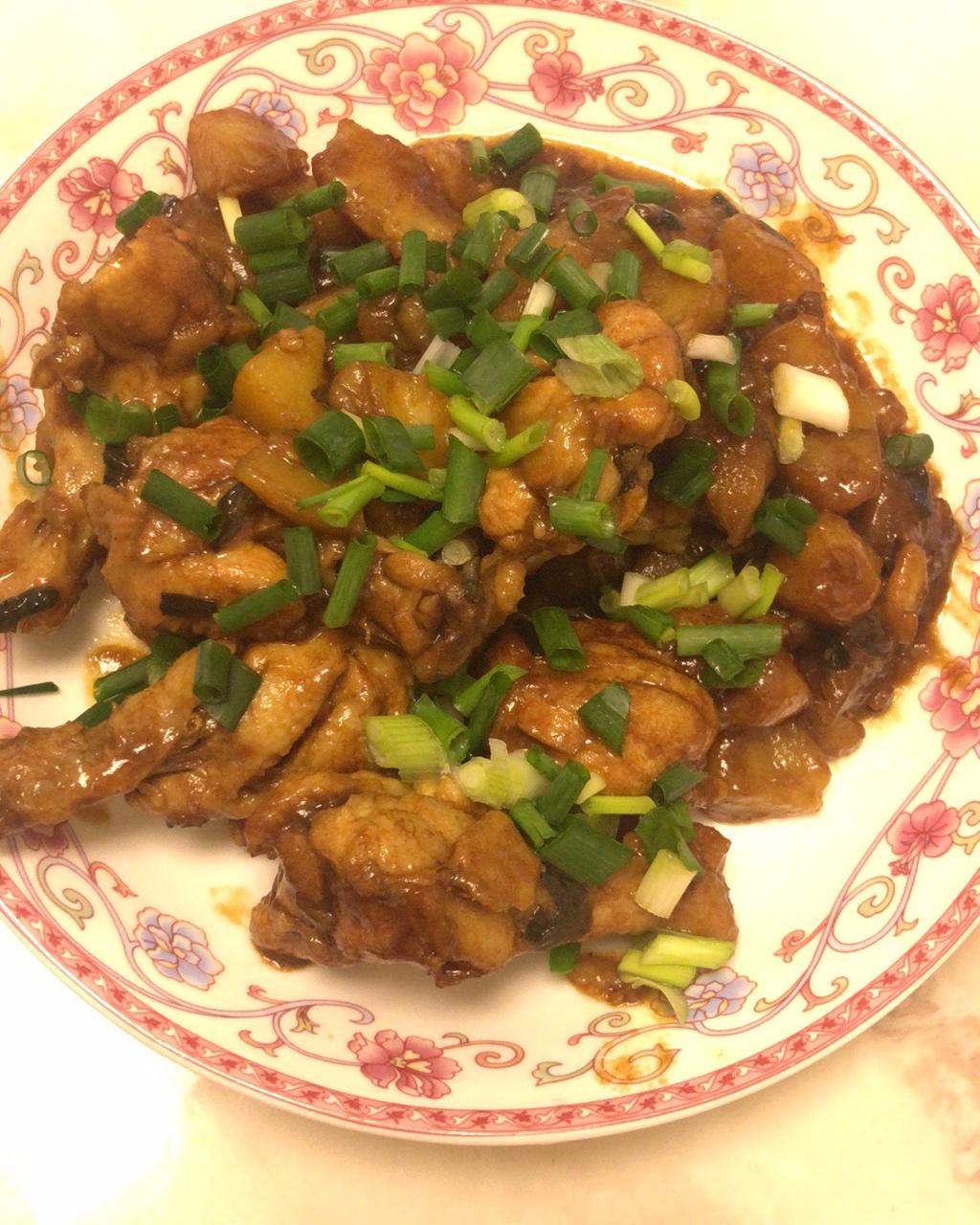 土豆焖鸡腿