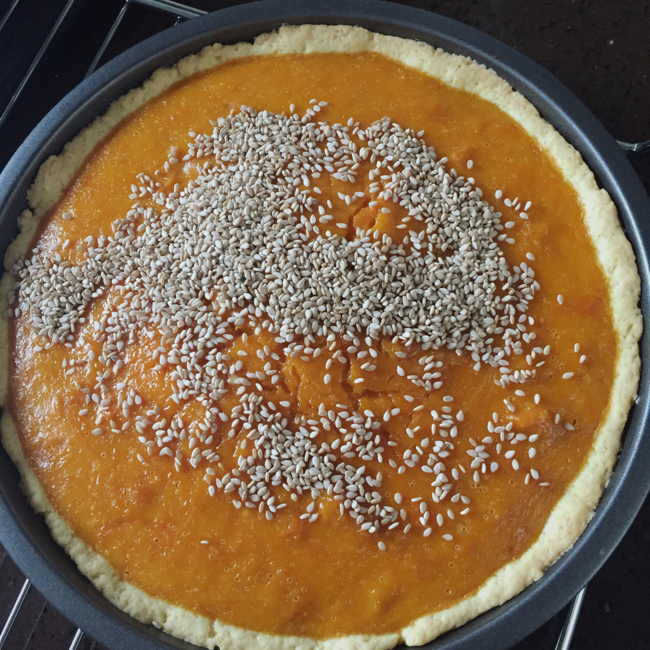 秋季时令小甜品——奶香南瓜派