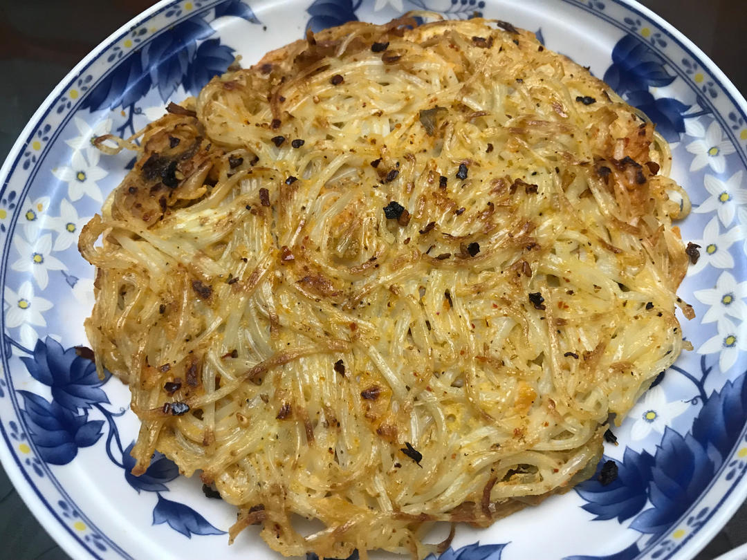 时蔬挂面饼－外酥里嫩！好吃到意外！