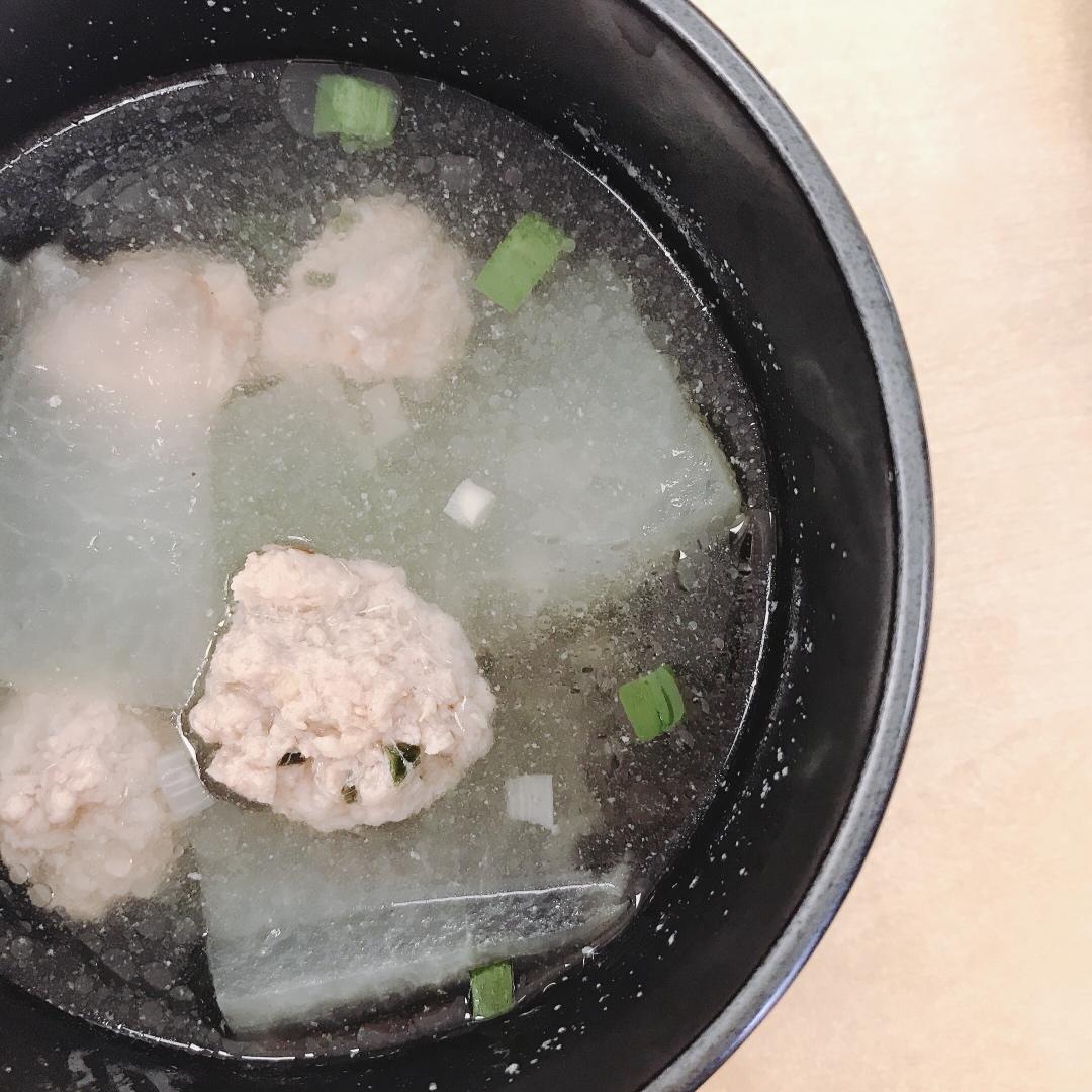 鲜得眉毛掉下来的「肉丸子冬瓜汤」