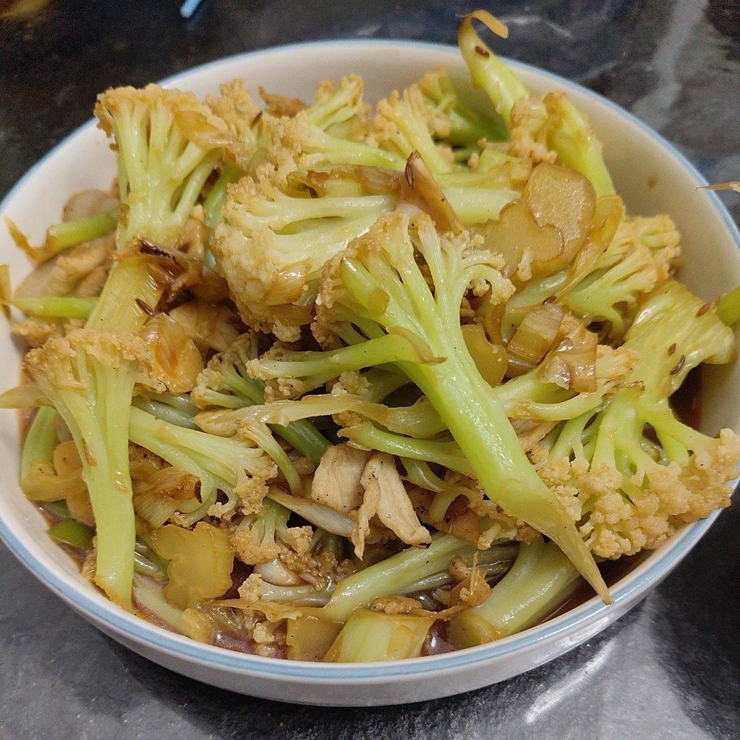 无肉简易版干煸菜花