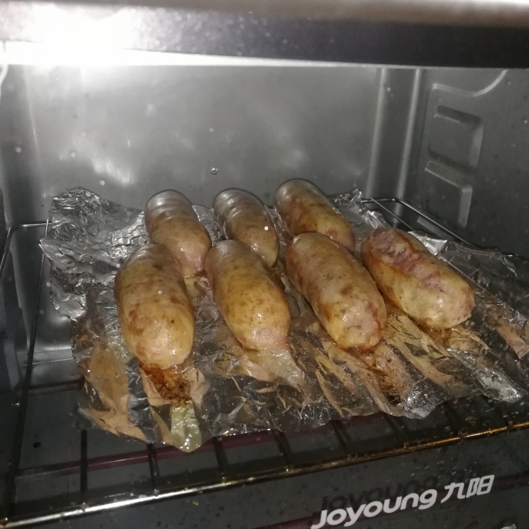 烤箱纯肉烤肠的做法 步骤2