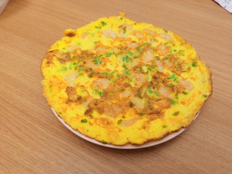 虾仁跑蛋的做法