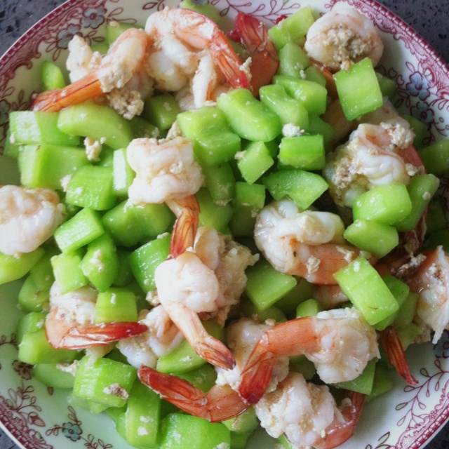 黄瓜虾仁