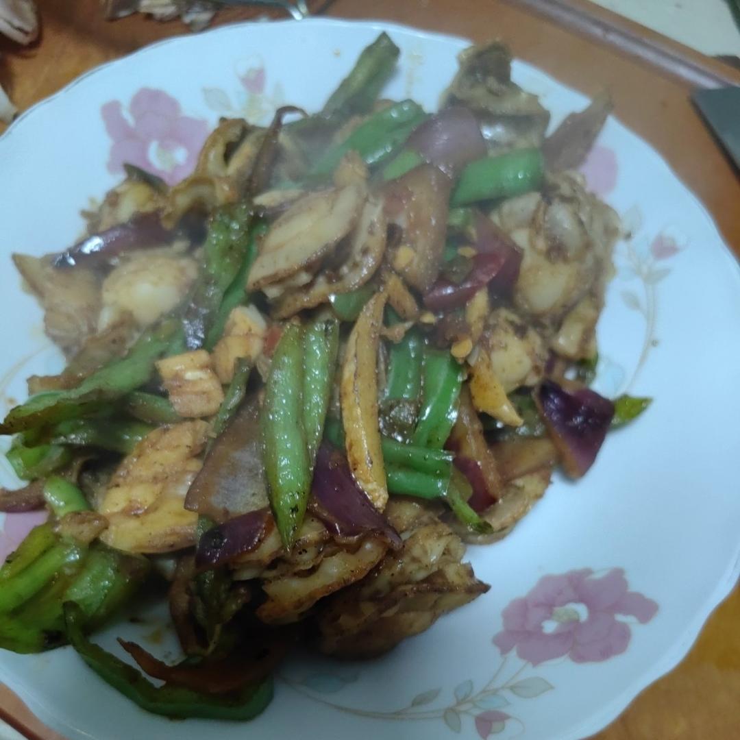 家常小炒扇贝肉