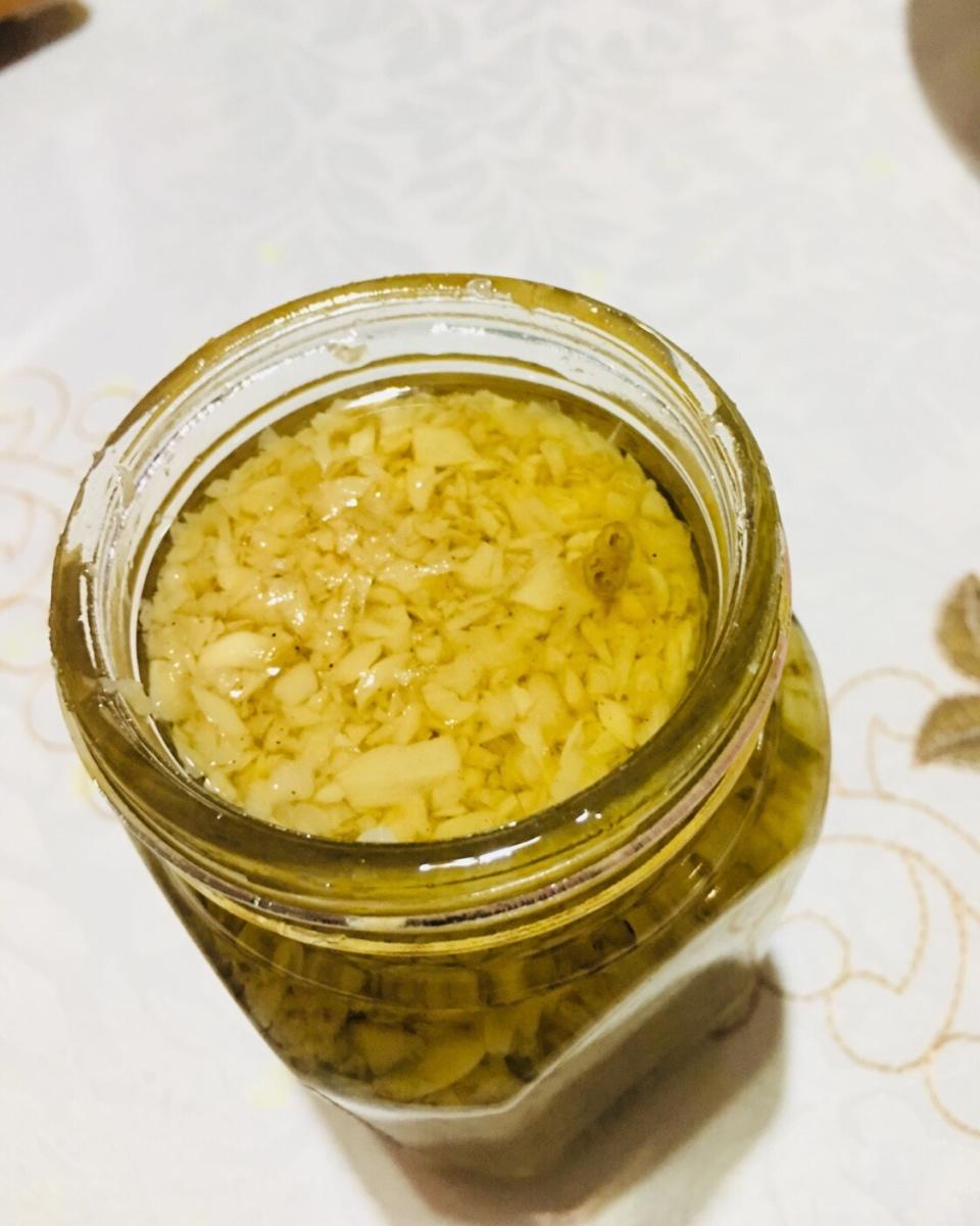 五月初夏z做的蒜蓉酱