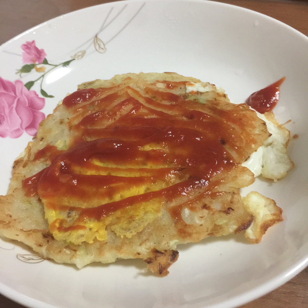 快手早餐料理-卷心菜烘蛋