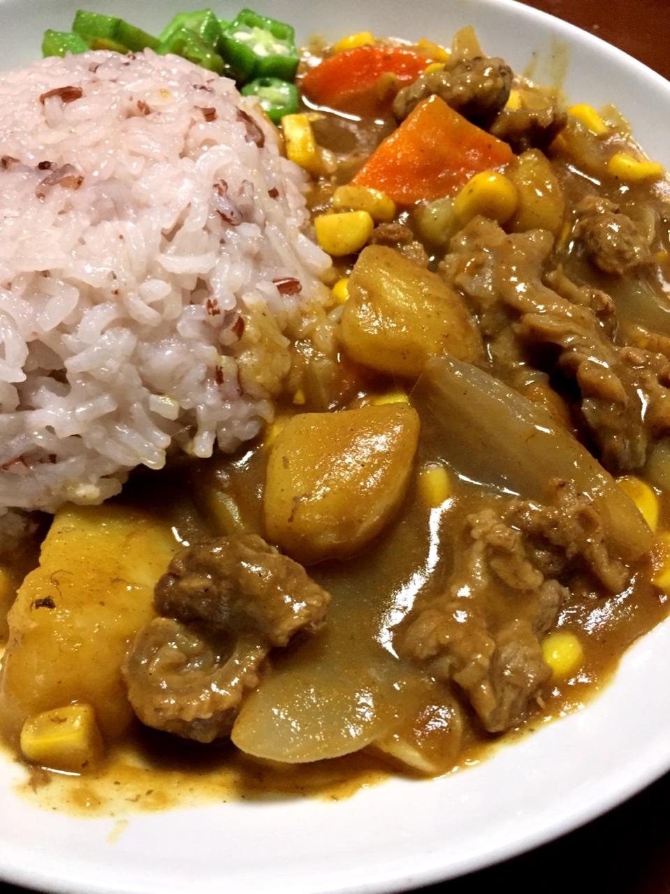 陈拉拉88做的咖喱牛腩烩饭