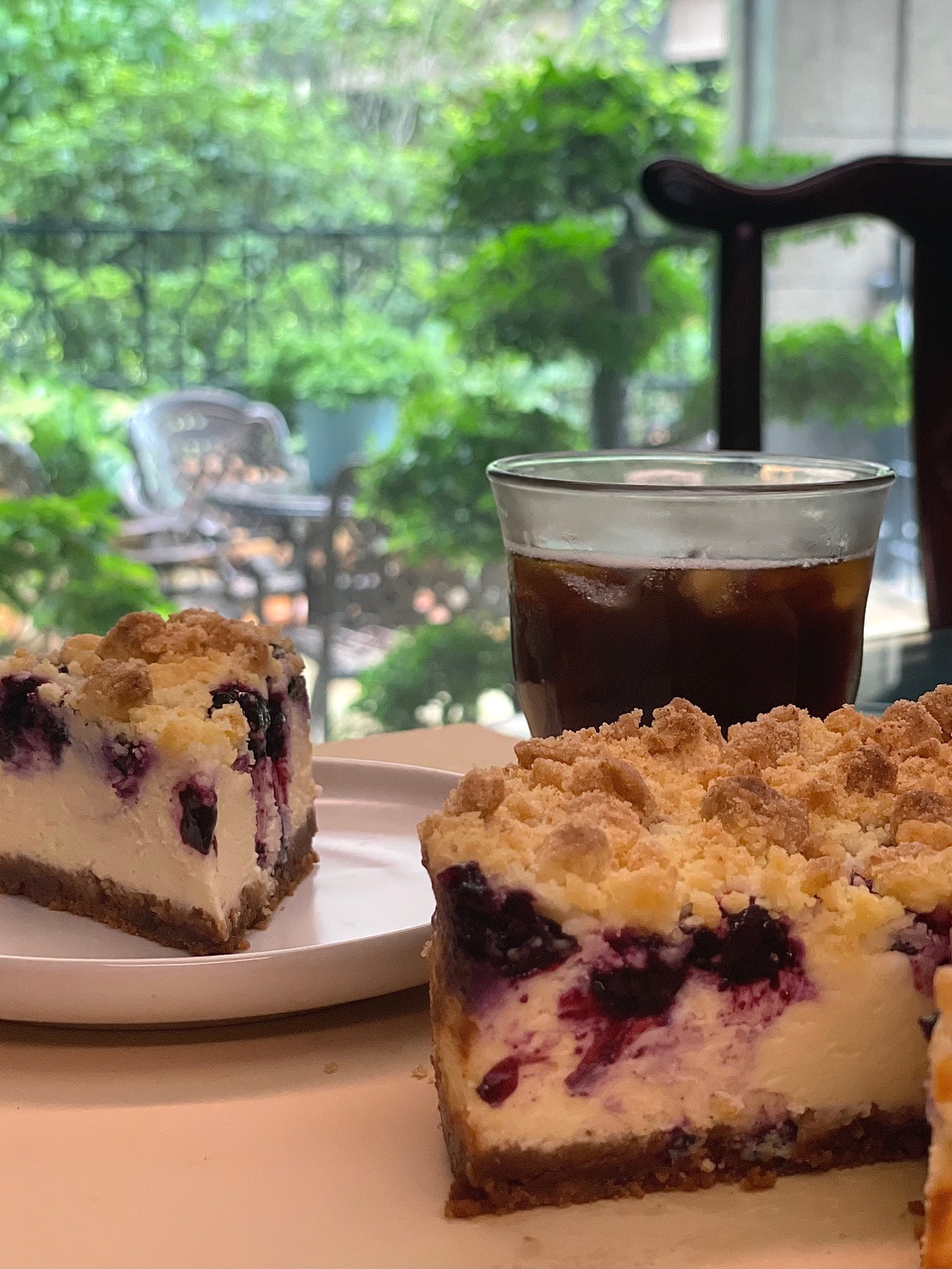 韩国超火的奶酥蓝莓芝士蛋糕