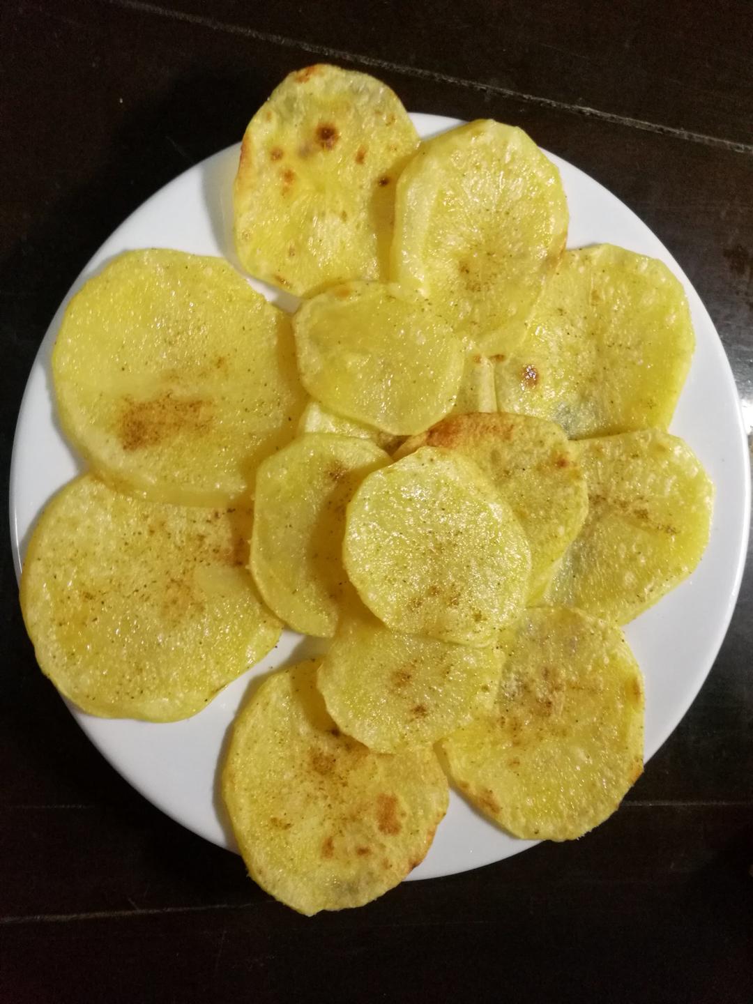 元元的sky做的电饼铛做薯片