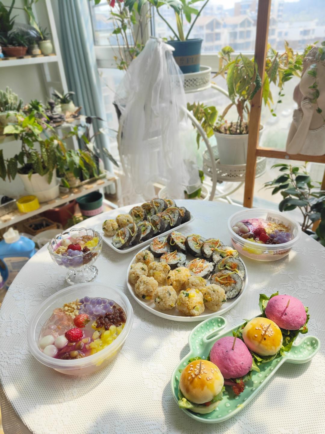 火龙果软欧包，粉嘟嘟～