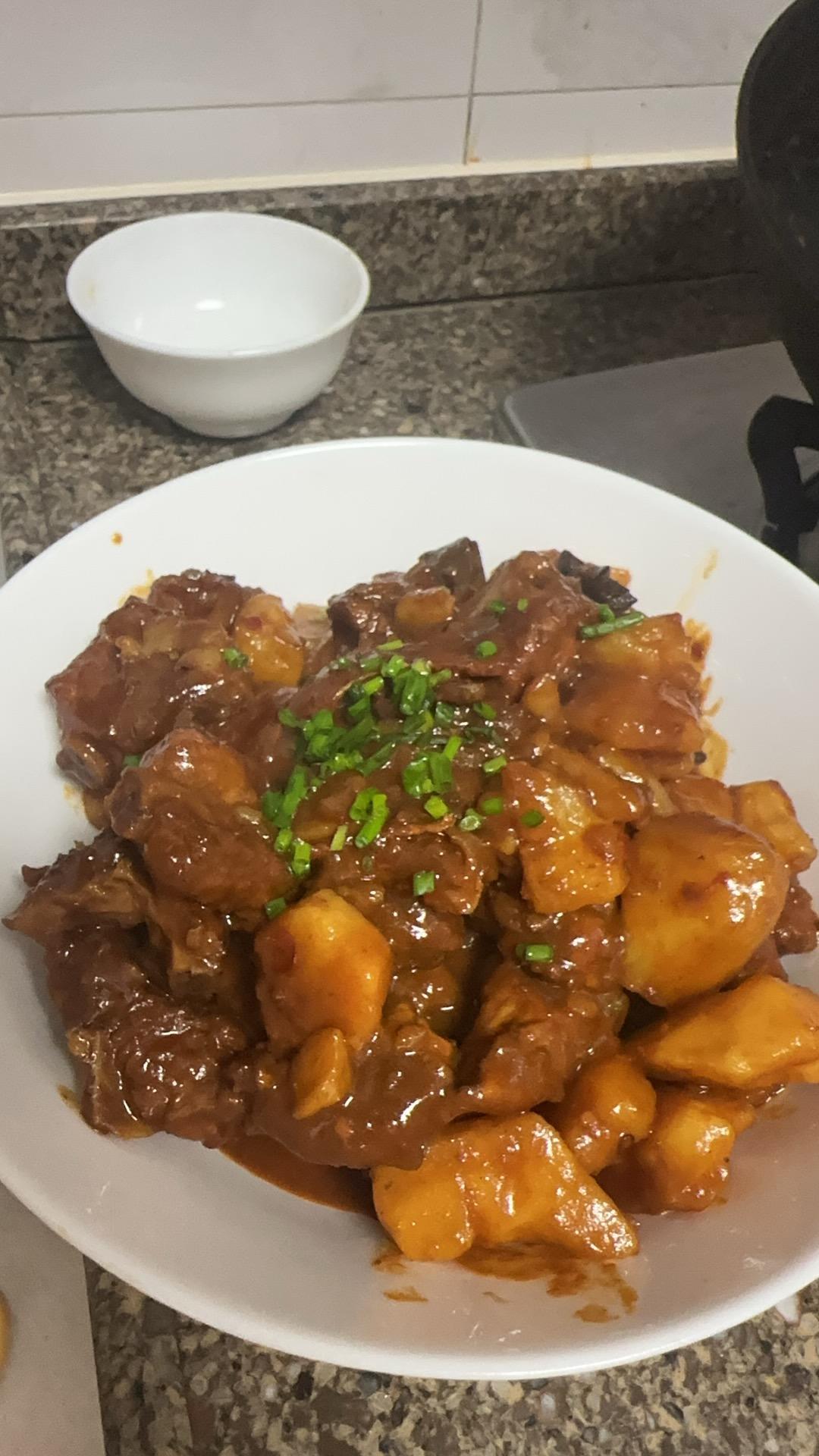 🔥巨好吃的红烧排骨炖土豆❗️懒人版轻松做拿手菜