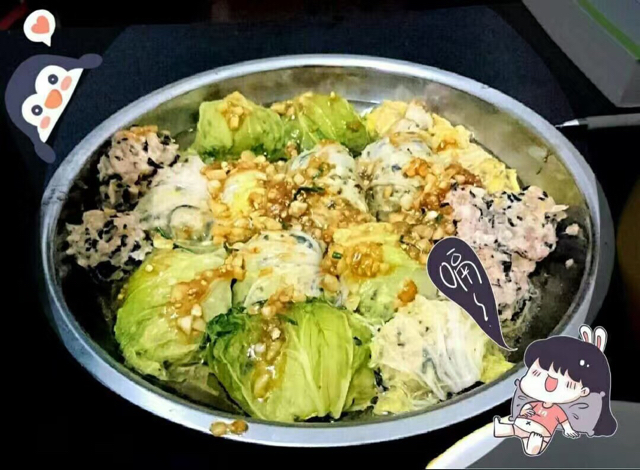 肉酿白菜卷