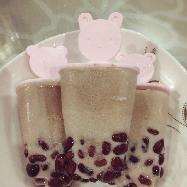 牛奶红豆冰棒（无糖无奶油）