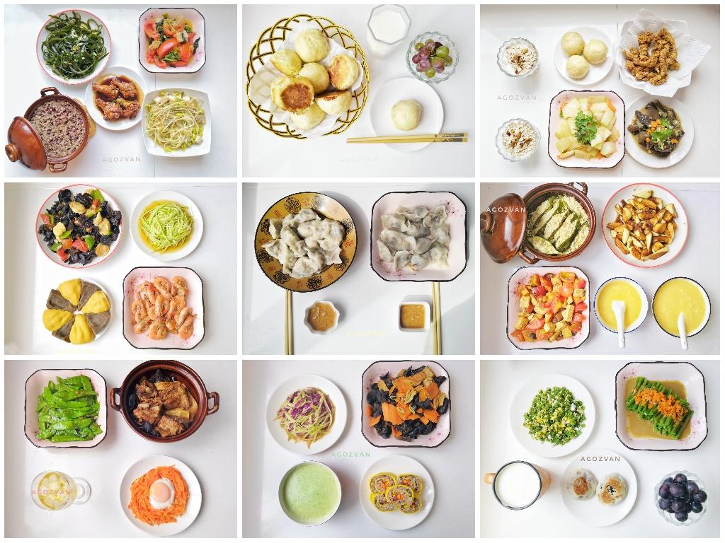 agozvan早餐 午餐 晚餐合集的做法