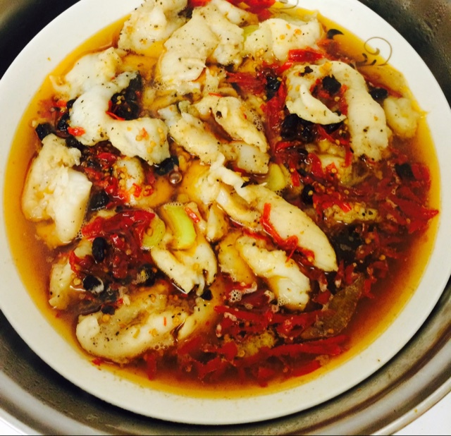 豆豉辣酱蒸鱼片