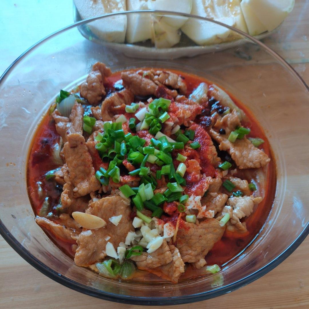 水煮肉片（吃不够的下饭菜）