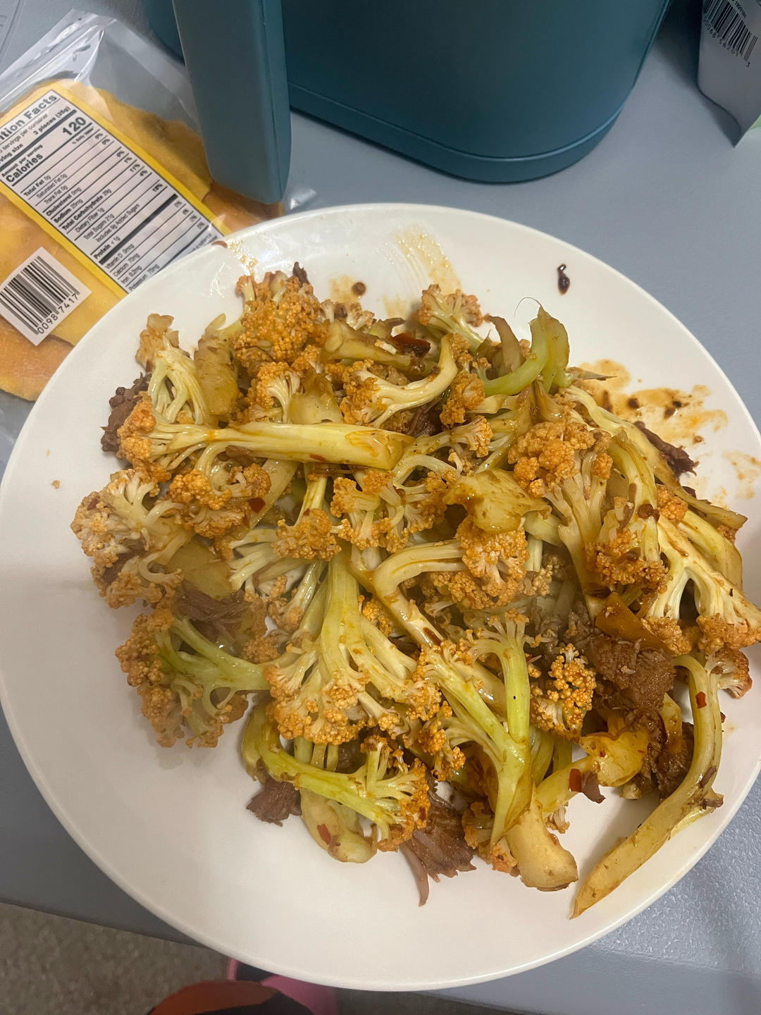 很“浪费”米饭的家常菜之一-------干锅菜花