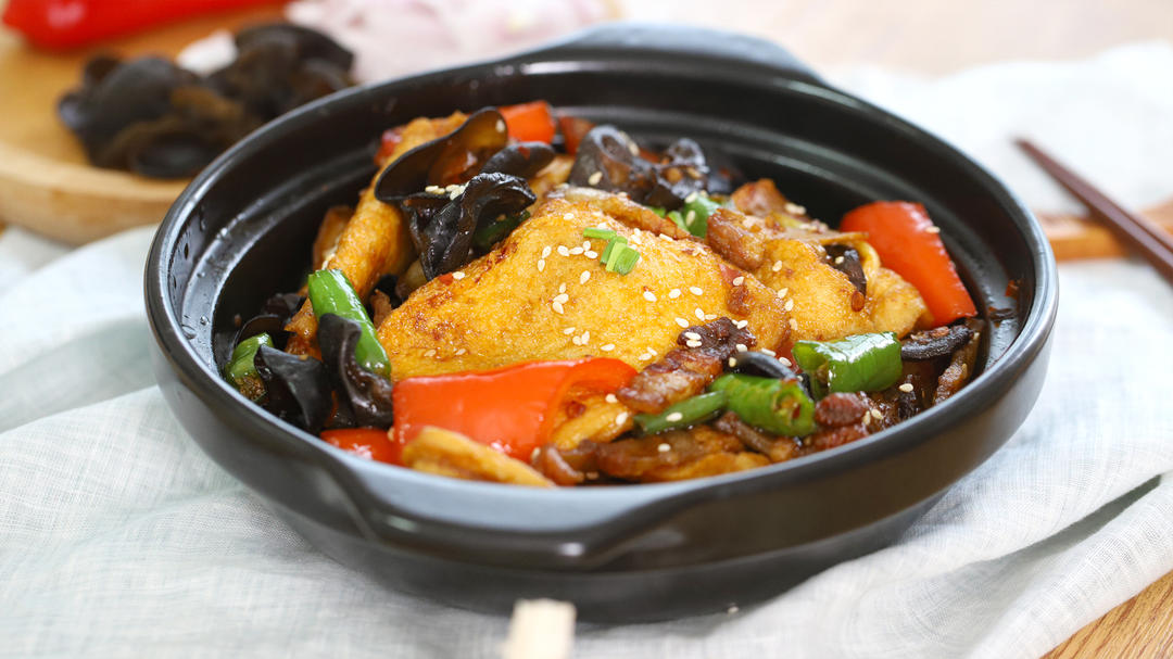 干锅千页豆腐的做法