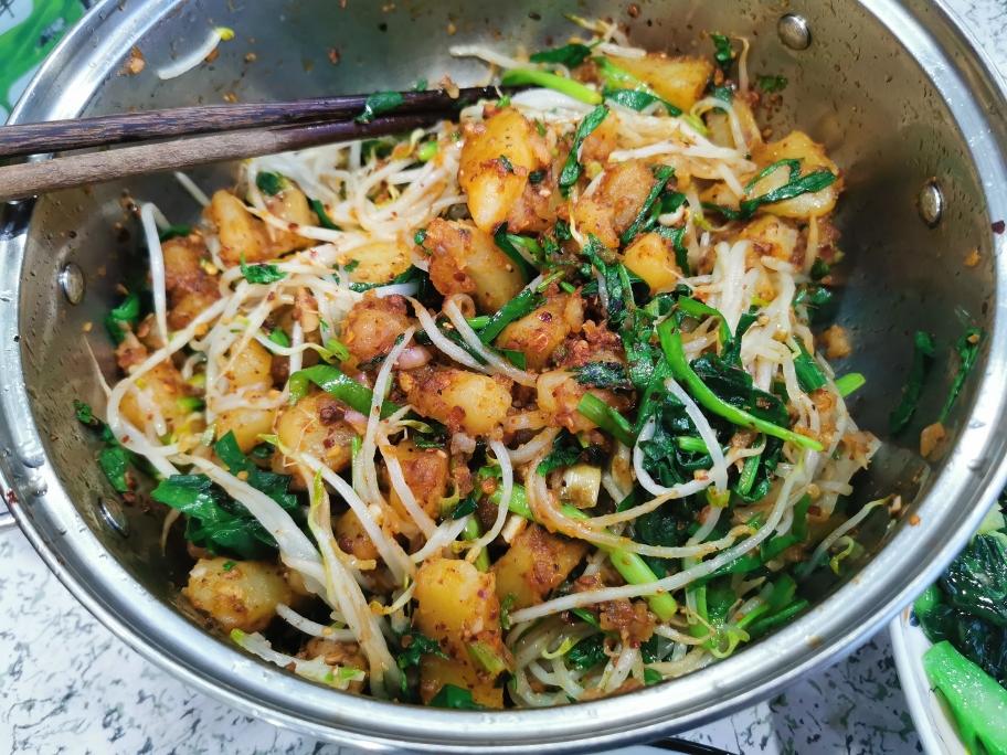 抖音学的炸土豆的做法