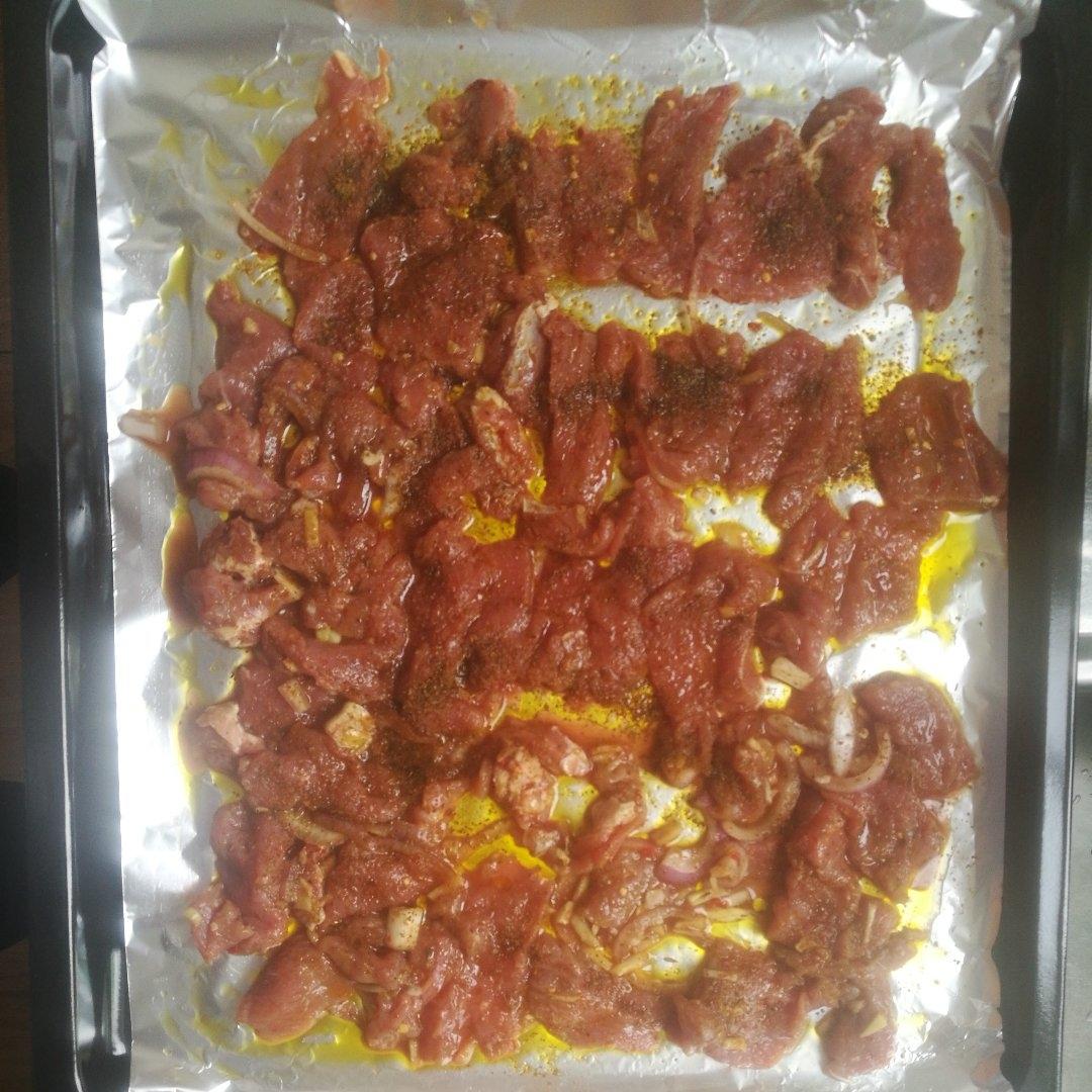 烤箱牛肉片的做法