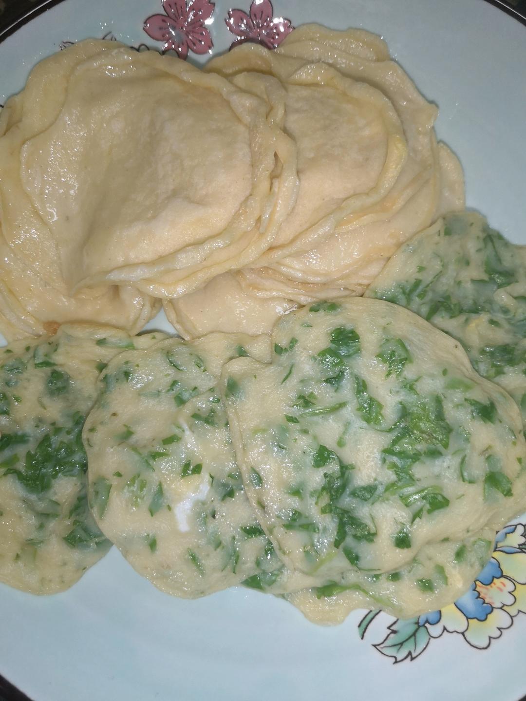 芹菜叶软饼（糊塌子）