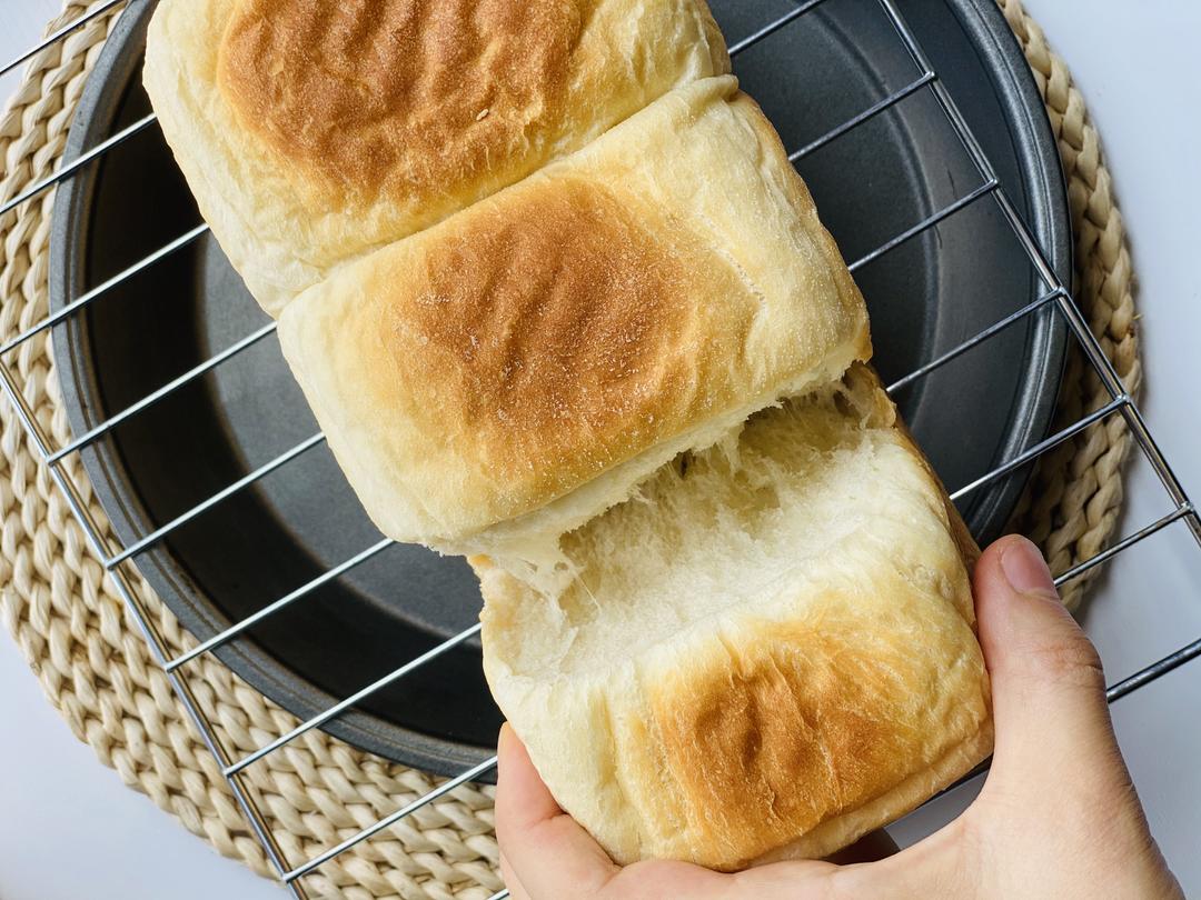 纯奶手撕吐司的做法 步骤1