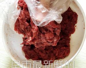 【壹人食】香喷喷的韩式红烧牛肉狮子头（电饭煲版）的做法 步骤1