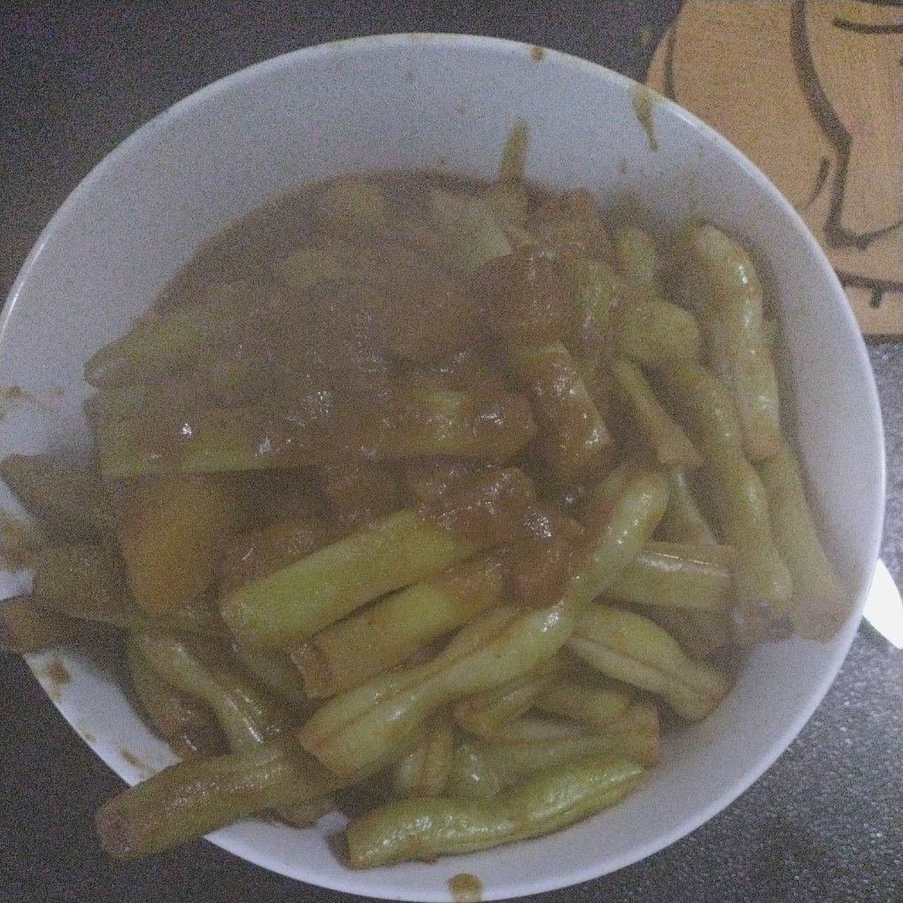 土豆炖豆角
