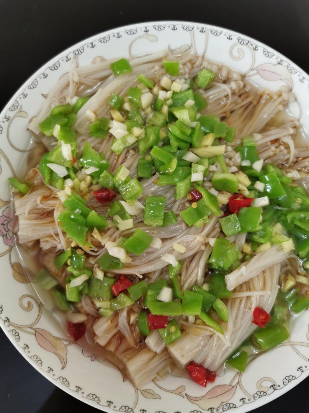 凉拌金针菇