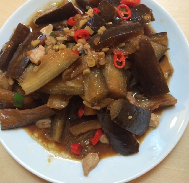 老丁的私房菜-油焖茄子
