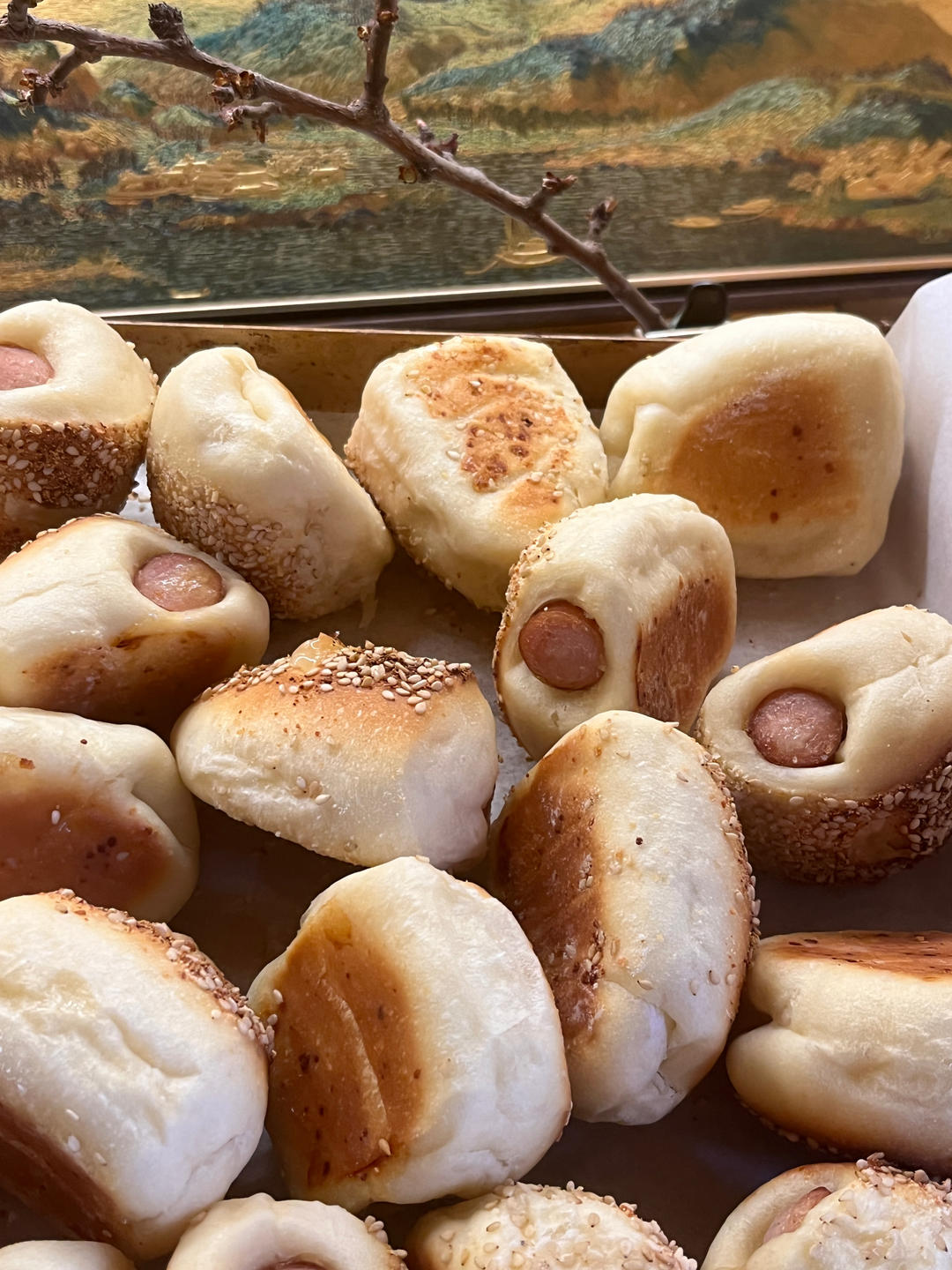 小可爱系列--迷你芝士肠仔包