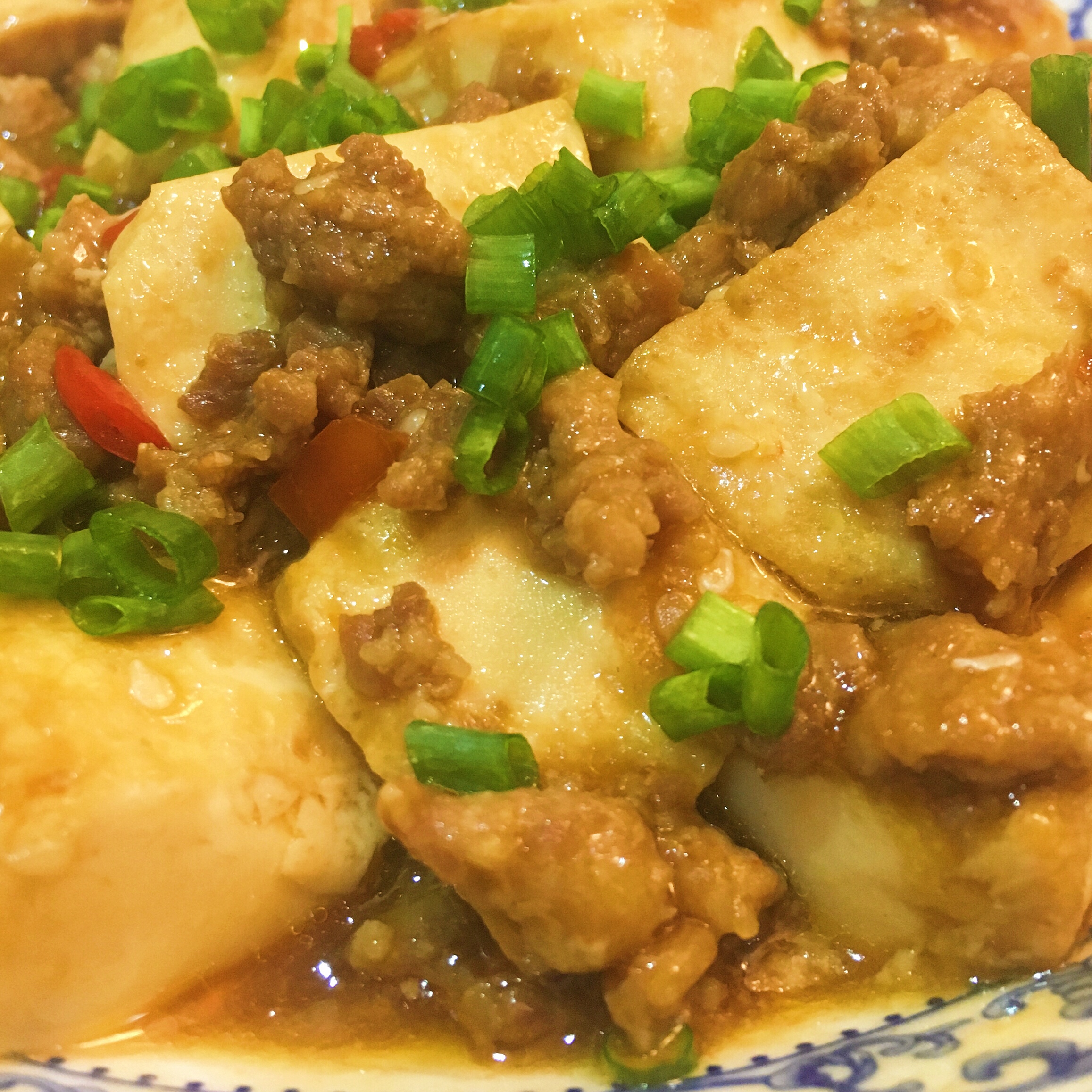 懒人快手菜 ：五香肉沫豆腐——超级下饭