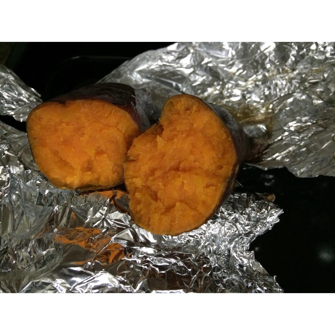 烤箱烤红薯