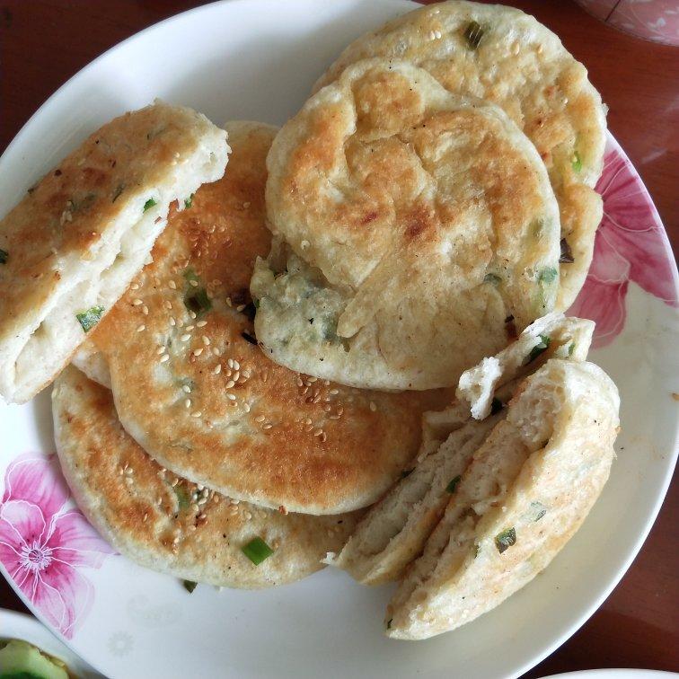 免手揉的发面葱油饼 超级软无敌好吃