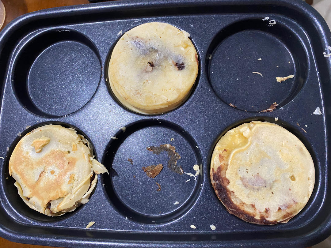 紫薯紫米车轮饼