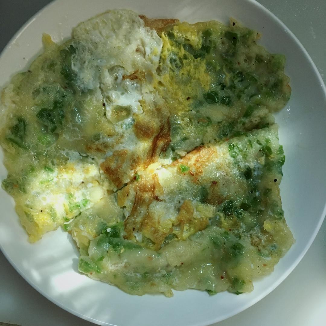葱花鸡蛋饼