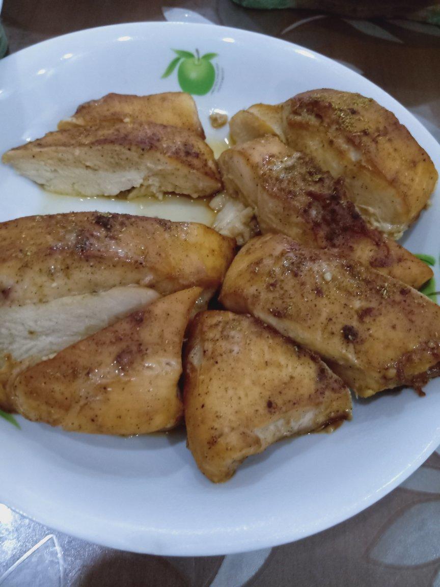 心刺手挼做的烤箱版鸡胸肉