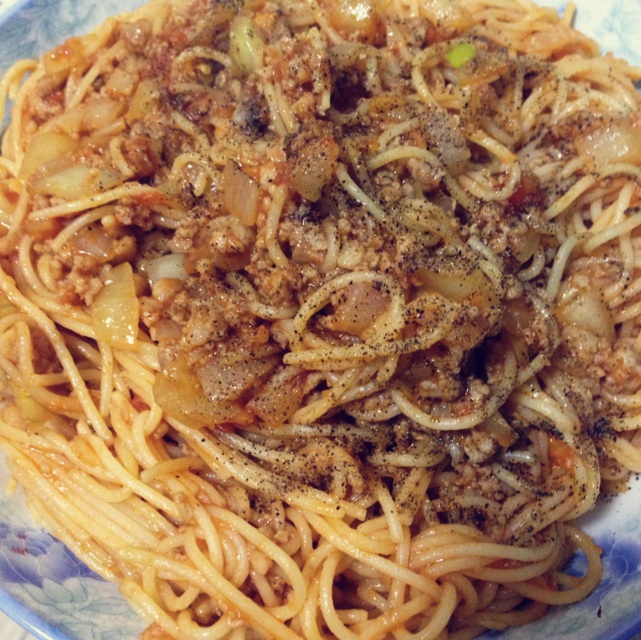 番茄肉酱意大利面