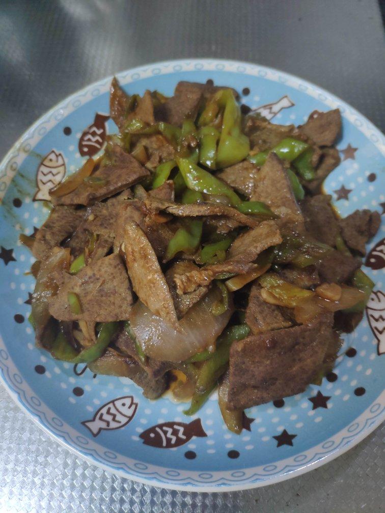 爆炒猪肝