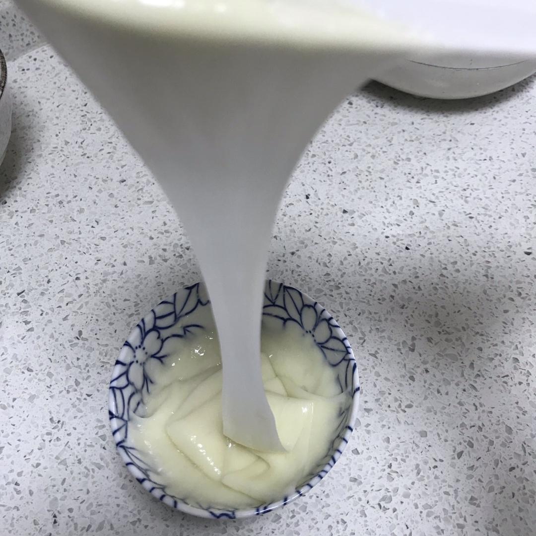 拉丝麻薯隔夜冷藏不变硬的实验成功，三夜依然拉丝