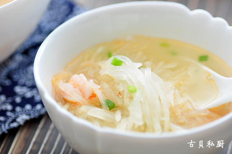 虾仁萝卜汤
