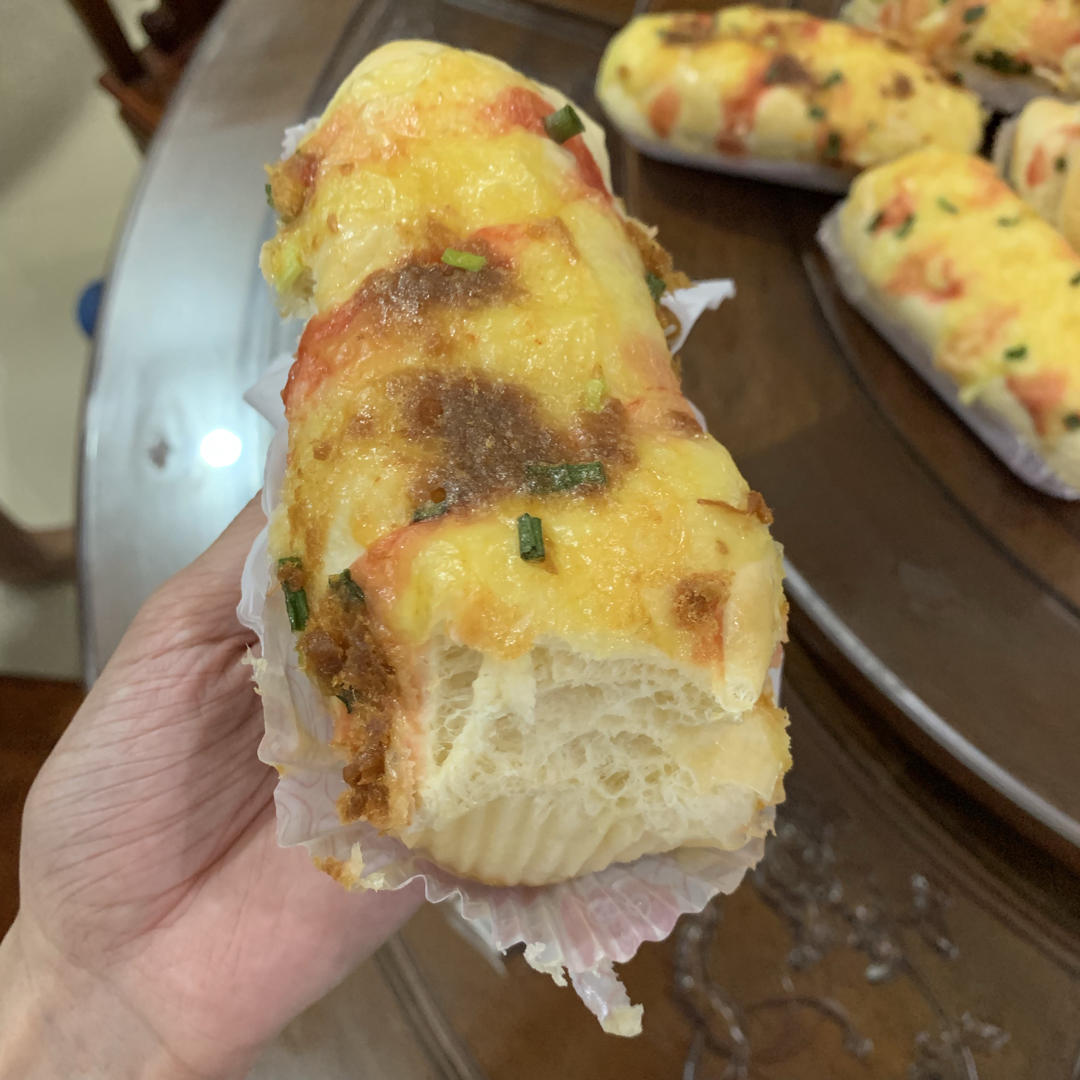 葱香芝士面包